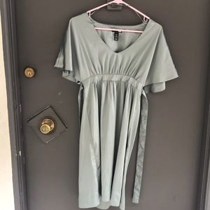 Silver dress disco party time